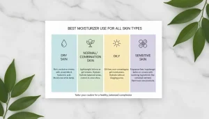 moisturizer application guide