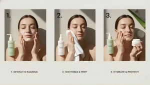 morning skincare routine for sensitive skin